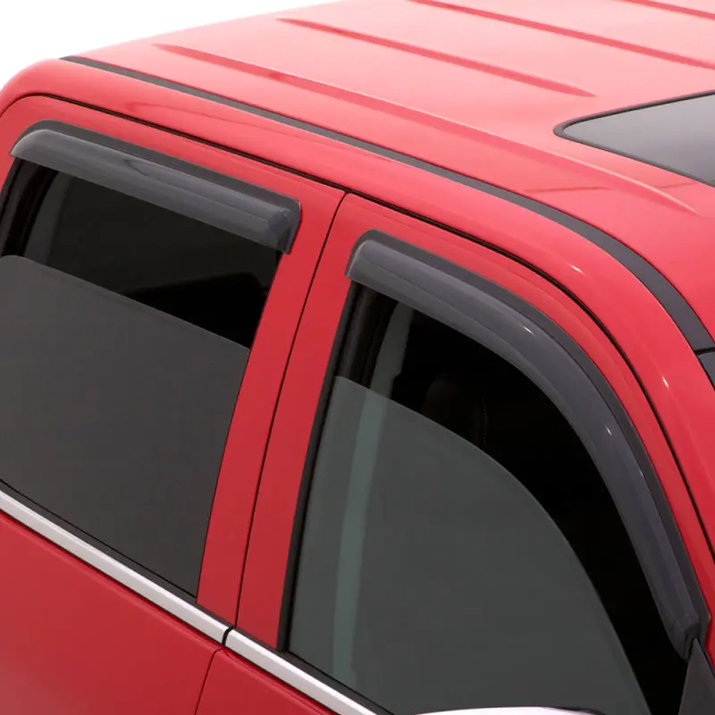 Avs Ventvisor Window Deflectors For 2013–2018 Ford Fusion – Smoke Finish, 4-Piece Outside Mount 1