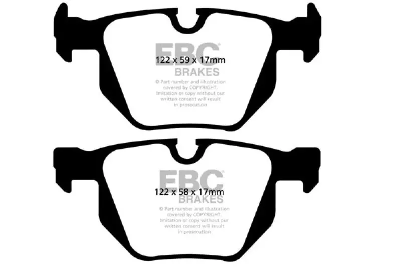 Ebc Bluestuff Rear Brake Pads – Compatible With 2004–2010 Bmw 525I (E60 Chassis) 2