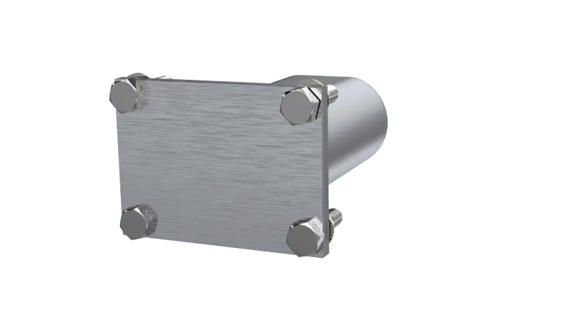 Qtp Low-Profile Oval Tube Weld-On Connection Kit – 3" Diameter, Qtec Series 1