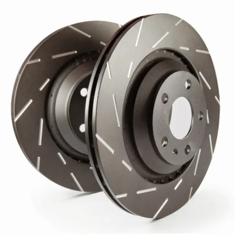 Ebc Slotted Front Brake Rotors For 2019+ Volvo S60 T5 (2.0L Turbo) 2