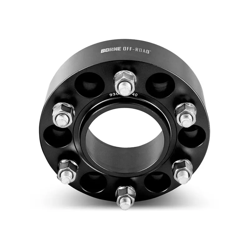 Borne Off-Road 35Mm Black Wheel Spacers For 6X139.7 Bolt Pattern – 93.1Mm Hub Bore, M12 Thread 1