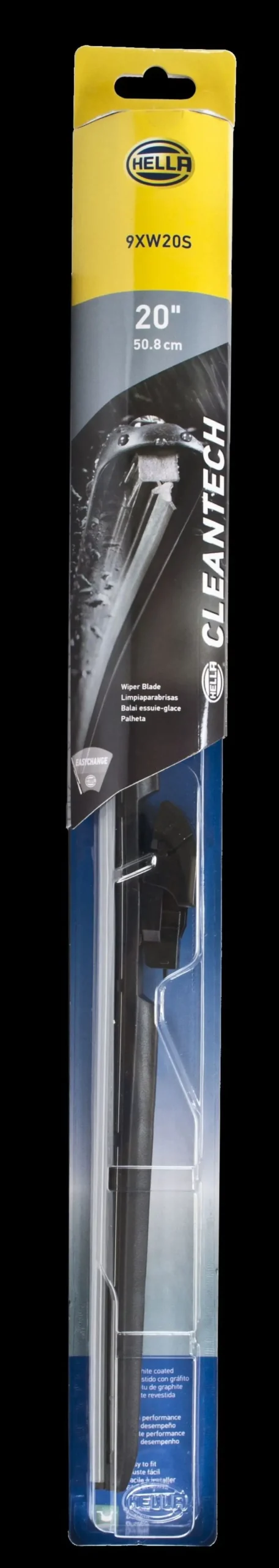 Hella Clean Tech 20" Beam-Style Wiper Blade – Single Unit 1