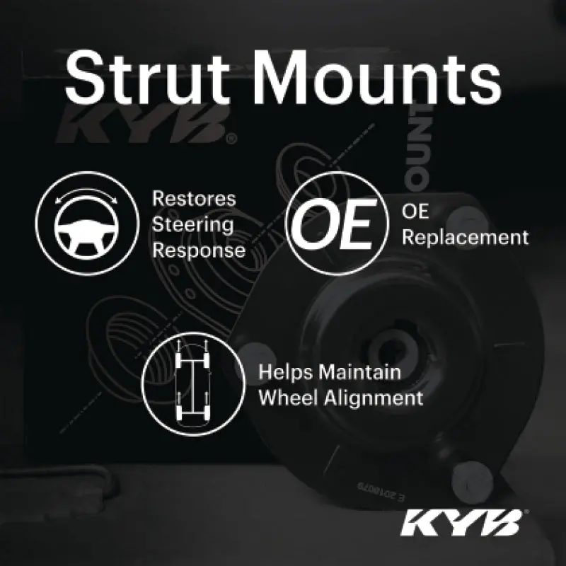Kyb Strut Mount Kit For Rear Suspension – Fits 2021–2022 Cadillac Escalade Esv & 2021–2023 Chevrolet Suburban (Non-Air Spring Models) 2