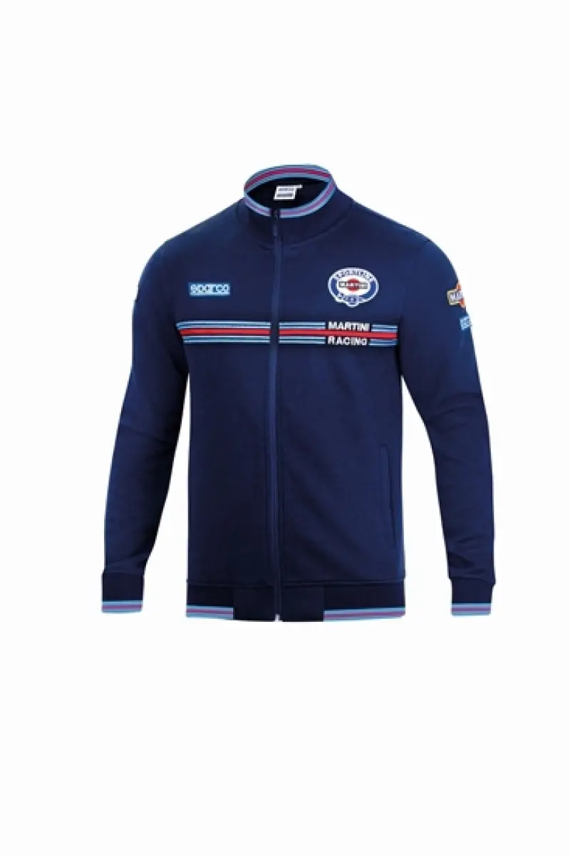 Sparco Martini-Racing Full-Zip Racing Suit – Large, Navy Blue 1