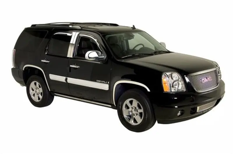 Putco Stainless Steel Pillar Post Trim — 4-Piece Set For 1999–2006 Chevy Silverado Extended Cab 1