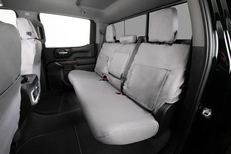 Covercraft Polycotton Seatsavers For 2010–2013 Chevrolet Silverado – Custom-Fit Front Row, Grey 1