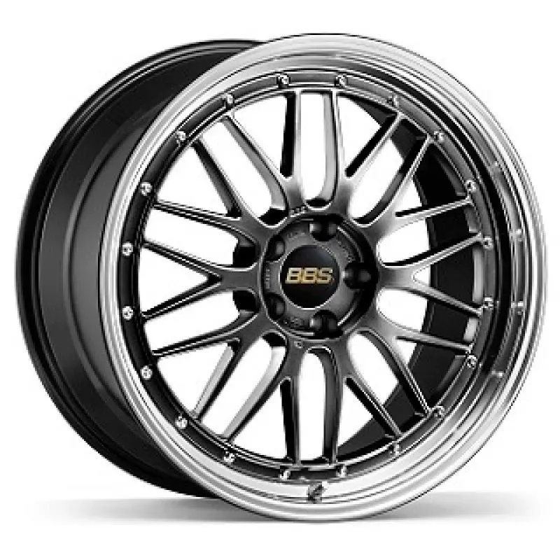 Bbs Lm Forged Alloy Wheel – 20×12, 5×130, Et72, 71.6Mm Cb, Diamond Black With Machined Lip 1