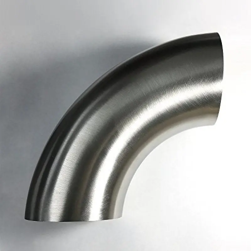 Stainless Bros 304 Stainless Steel 5" Diameter, 1.5D Radius, 90° Mandrel-Bent Elbow 1
