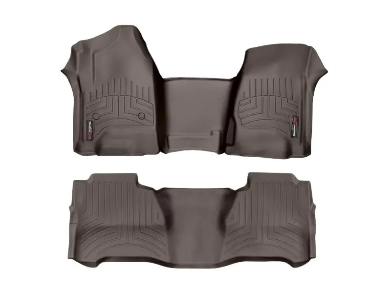 Weathertech Rear Floorliner In Cocoa For 2014+ Maserati Quattroporte (Compatible With 4-Zone Climate Control) 1