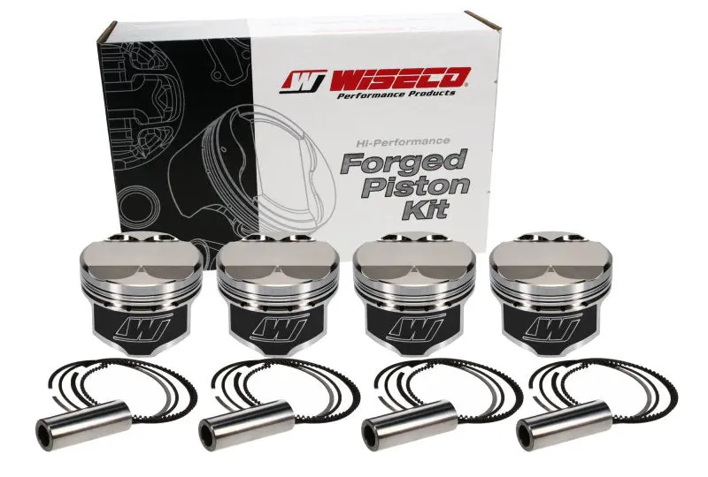 Wiseco High-Compression Piston Set For Ford/Mazda Duratec 2.0L – 87.5Mm Bore, 12.3:1 Cr, +5.3Mm Dome 1