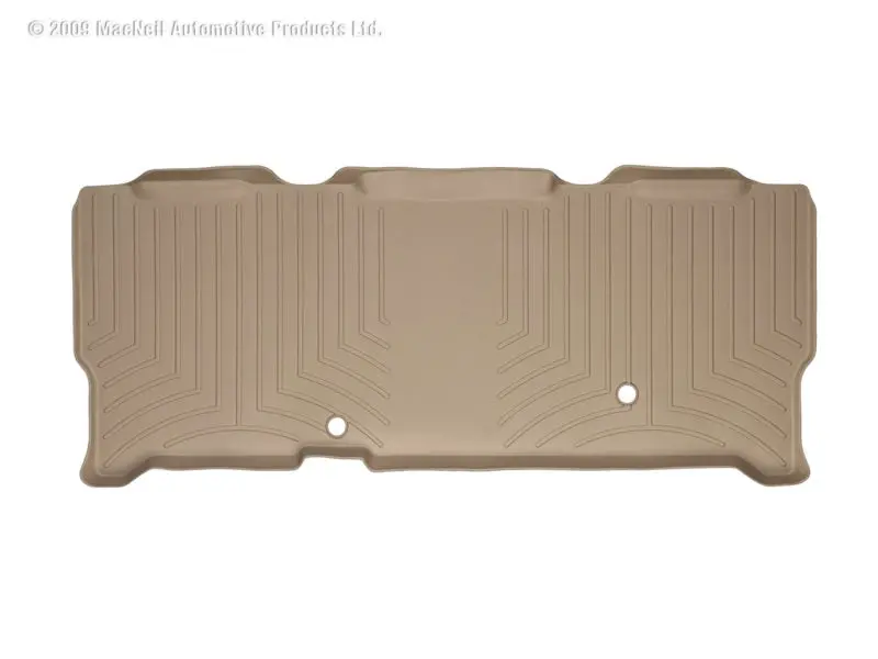 Weathertech Custom Rear Floorliner In Tan For 1999–2010 Ford F-250 Super Duty Super Cab 1