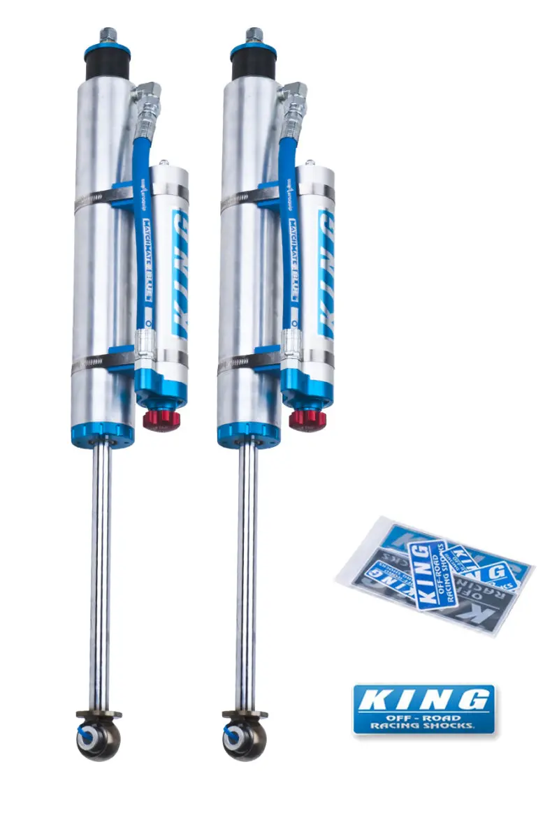 King Shocks 2.5-Inch Diameter Piggyback Reservoir Front Coilovers For 1997–2006 Jeep Wrangler Tj – 3–5 Inch Lift With Adjustable Rebound 1