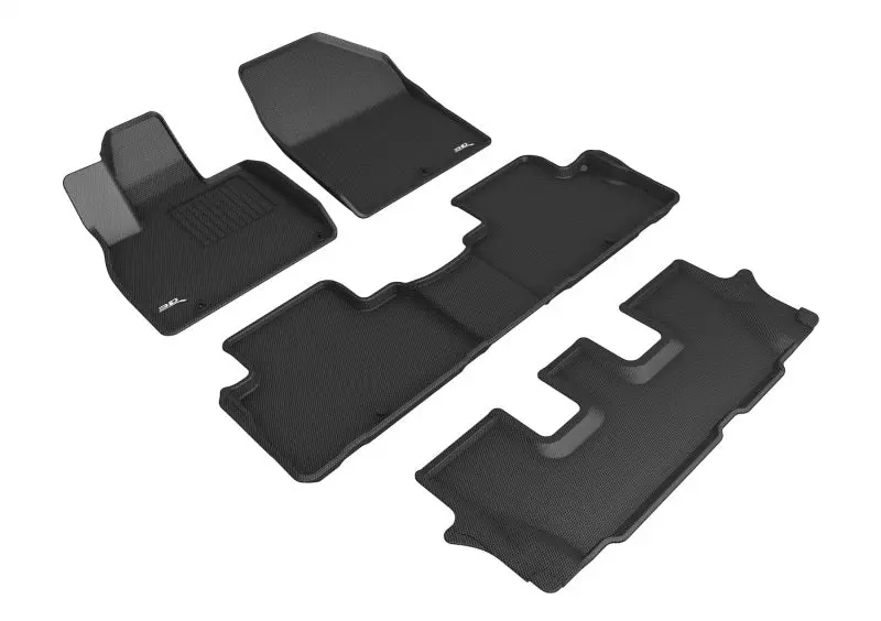 3D Maxpider 20-24 Kia Telluride 8-Seat Kagu Black R1 R2 R3 1