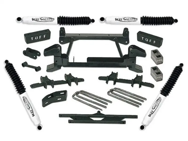Tuff Country 4-Inch Lift Kit For 1992–1998 Chevy Suburban 2500 (8-Lug, 4X4) – Includes Cast Lower Control Arms (Sx8000) 1