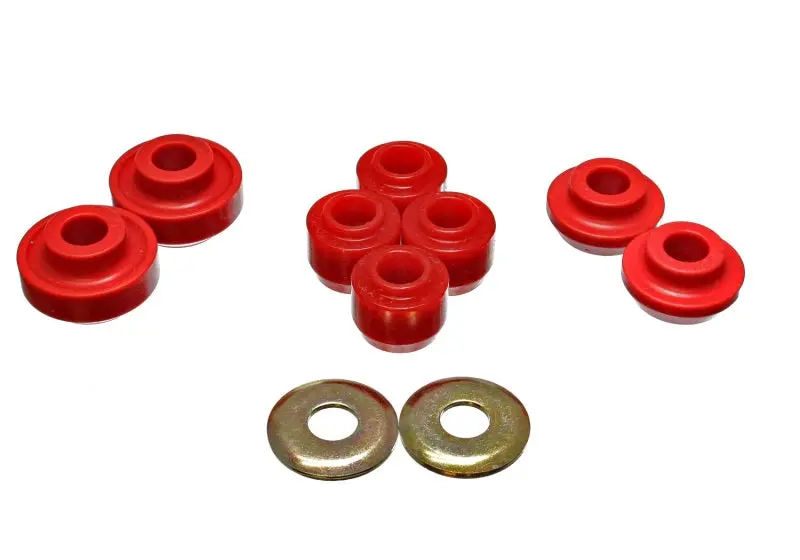 Energy Suspension Red Front Strut Rod Bushing Kit For 1986–1995 Ford Taurus 1