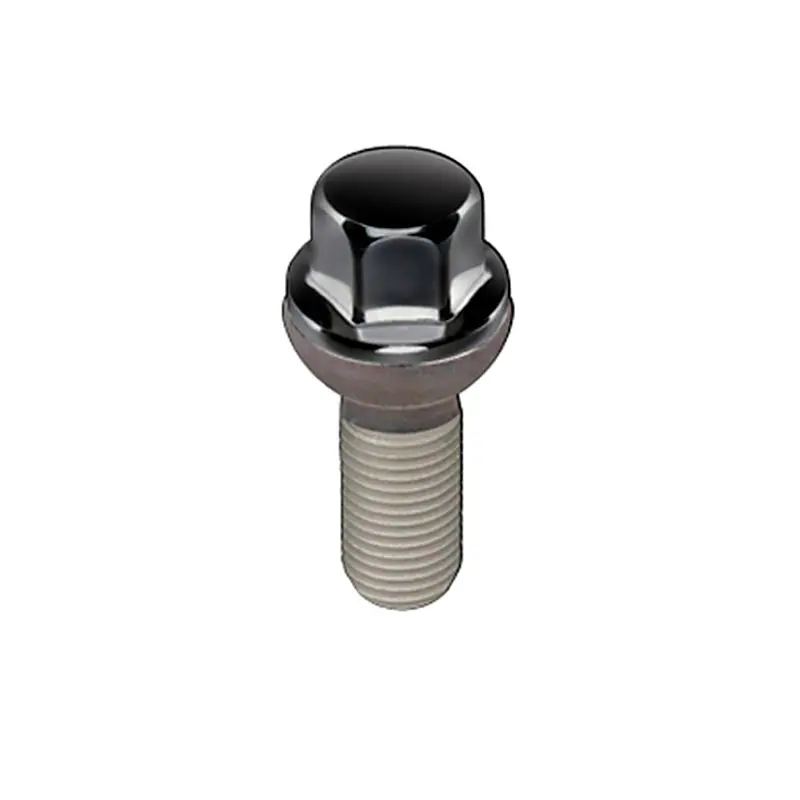 Mcgard Hex Lug Bolt (Radius Seat) M14X1.5 / 17Mm Hex / 35.4Mm Shank Length (Box Of 50) - Black 1