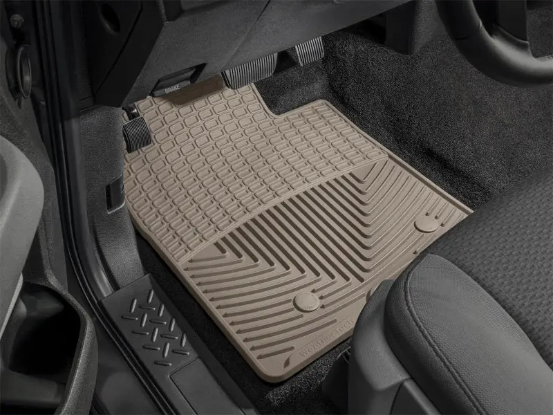 Wt Rubber Front Floor Mats – Durable Tan Interior Protection 2