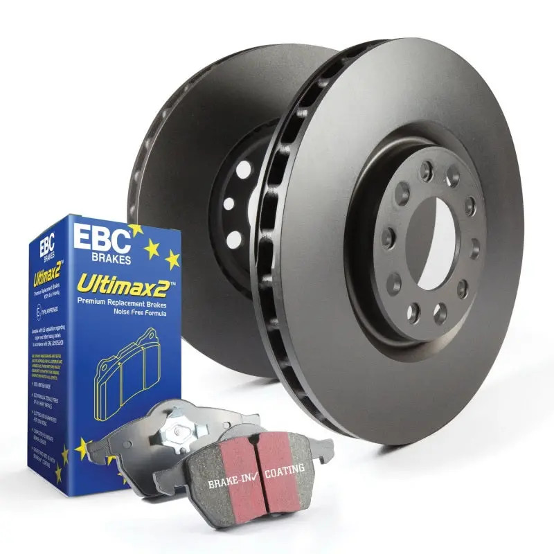 Ebc Ultimax S1 Brake Kit – Includes Premium Pads And Rk Drilled & Slotted Rotors 1