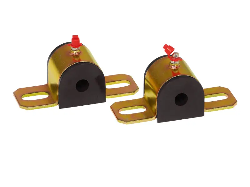 Prothane Greasable Sway Bar Bushings — 1/2" Id, Type B Bracket, Black 1