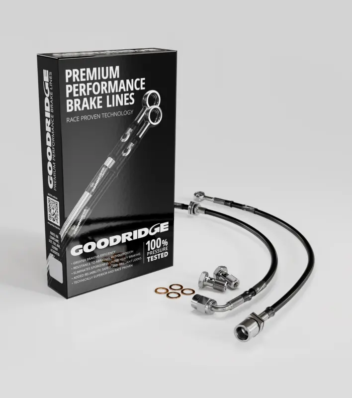 Goodridge Stainless Steel Front Brake Lines For 2005–2018 Volkswagen Jetta 1