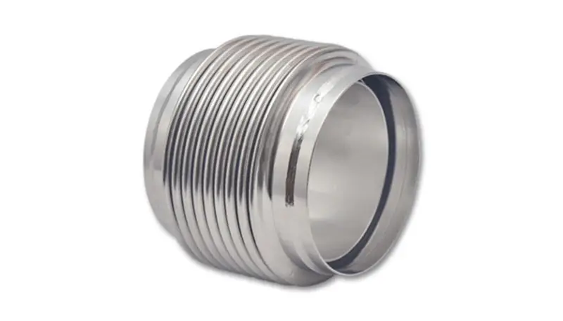 Vibrant Stainless Steel Bellows Assembly – 4" Id Inlet/Outlet, 4" Overall Length, Electro-Polished With Solid Liner 1