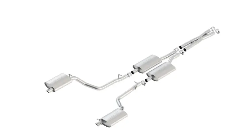 Borla X-Pipe Touring Cat-Back Exhaust System For 2011–2014 Dodge Charger Se & Chrysler 300 (Base, Limited, S Touring) 1