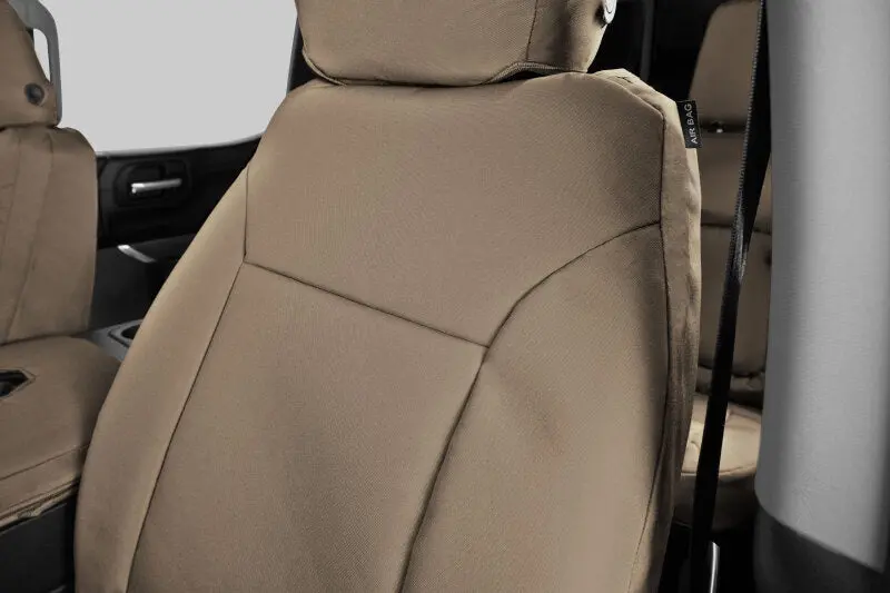 Covercraft 22-24 Toyota Tundra Endura Precisionfit Custom Front Row Seat Covers - Tan/Tan 1
