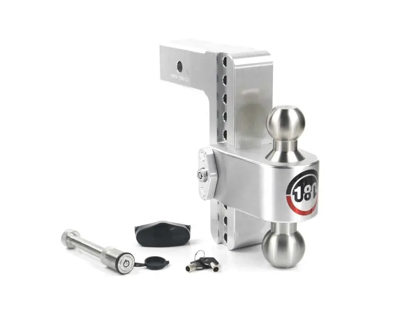 Weigh Safe Ws180 Adjustable Drop Hitch – 8" Drop, 2.5" Shank, 10,000 Lb Gtw / 18,500 Lb Wt Rating 1