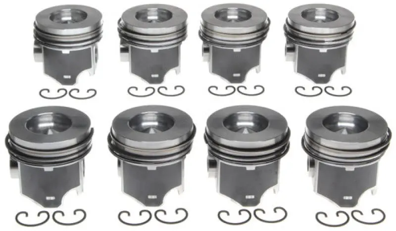 Mahle Oe Replacement Piston Set For Gm 6.6L Duramax (Lmm/Lbz, 2006–2009) – .020" Overbore, Right Bank Only (4-Piece) 1