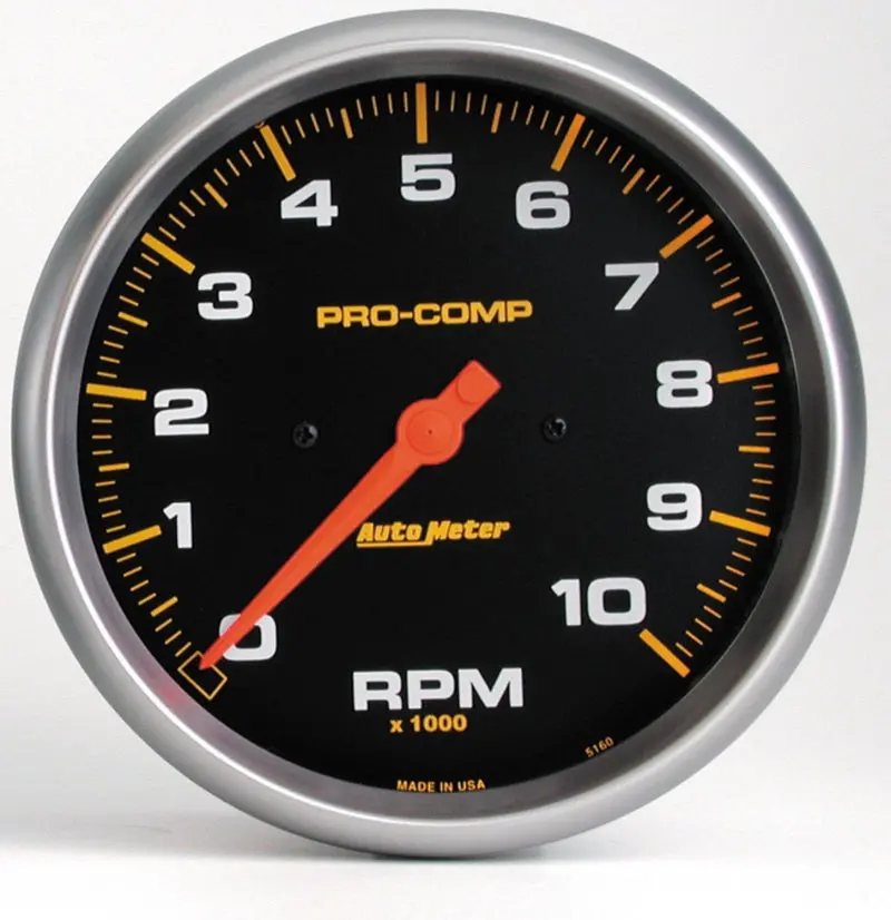 Autometer Pro-Comp 10,000 Rpm In-Dash Tachometer 1