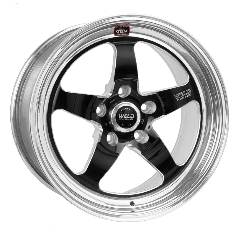 Weld S71 Black Forged Wheel — 17X10", 5X4.75", 5.9" Backspace, Non-Beadlock 1
