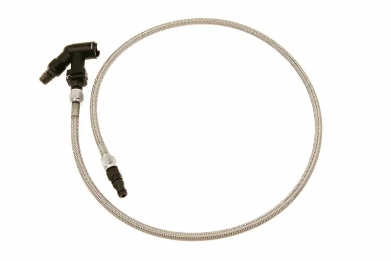 Mcleod Stainless Steel Brake Line Assembly For 2005+ Ford Mustang – 36-Inch With Fittings & Bleeder Elbow 1