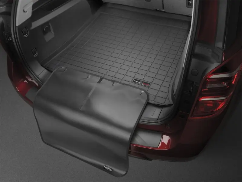 Weathertech Custom-Fit Cargo Mat With Bumper Guard For 2017–2024 Volvo V90 Cross Country – Gray 1