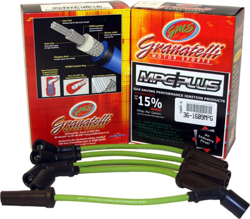 Granatelli Mpg Plus Ignition Wire Kit – Coil-On-Plug Connector System For 2000–2003 Ford Excursion (6.8L V10) 1