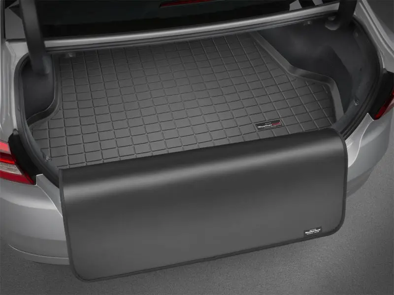 Weathertech Cargo Liners With Bumper Protector – Precision-Fit For 2013+ Hyundai Santa Fe (Behind Third Row), Grey 1