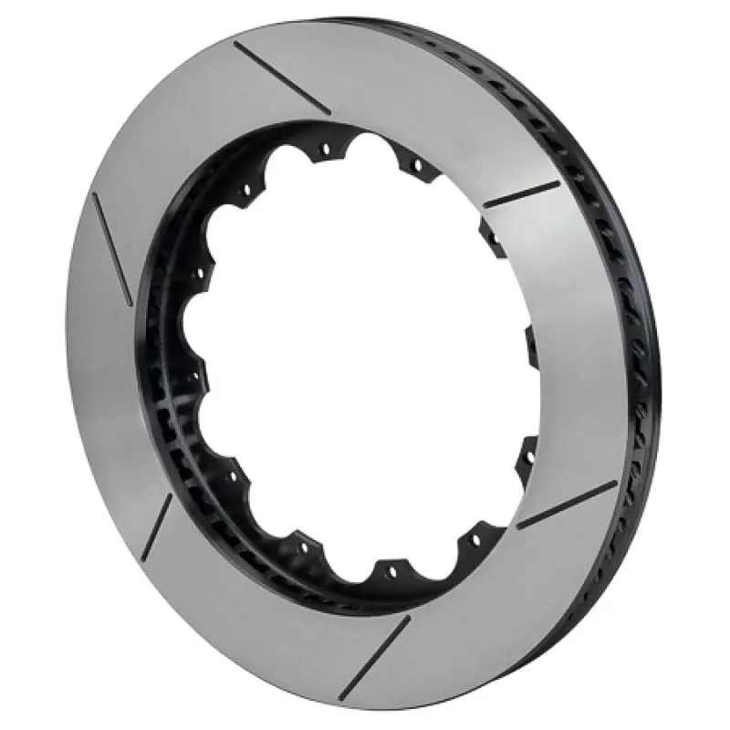 Wilwood Spec-37 Curved-Vane Left-Side Front Rotor – 12" X 8.75", Black Finish, Gt72 Series 1