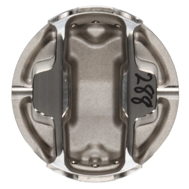 Wiseco Acura 4-Valve Forged Piston Kit – +2Cc Dome Design, 84.25Mm Bore, Strutted Construction (Set Of 4) 1