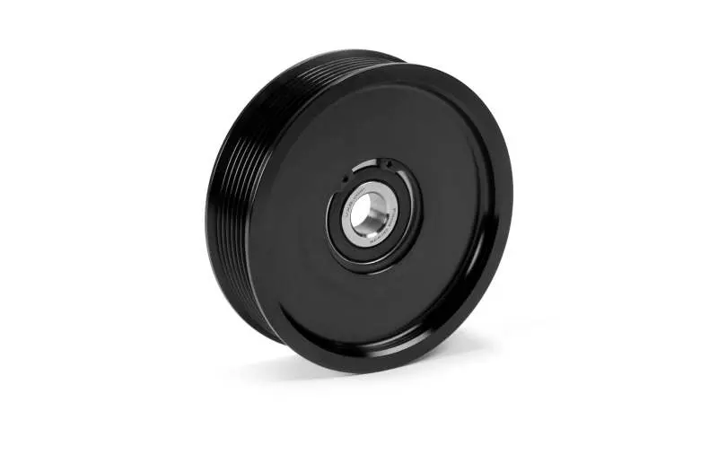 Fleece Performance Upper Fan Pulley Idler For 2003–2018 Dodge 2500/3500 Cummins – Black Contrast Finish 1