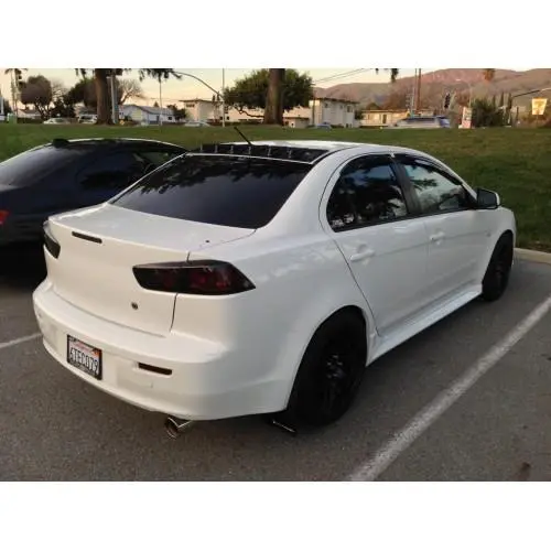 Blox Racing Vortex Generator For 2008+ Mitsubishi Lancer Evolution X – Abs Black 1