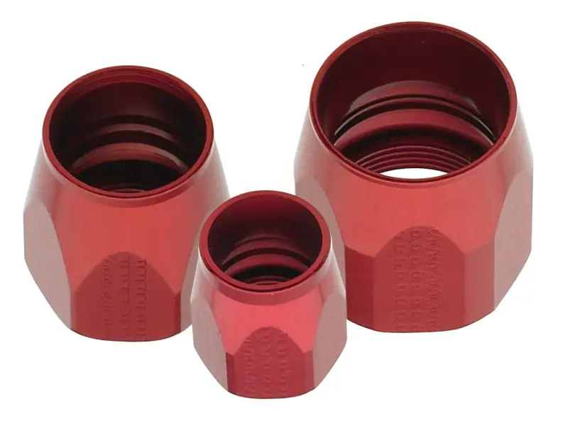 Fragola Socket Pro Flow -12An End Fitting – Red Anodized Aluminum 1