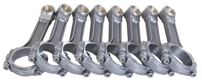 Eagle Small Block Chevy 5140 I-Beam Connecting Rods – 6.250" Length, 3/8" Arp 8740 Bolts (8-Piece Set) 1