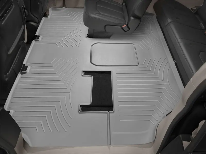 Weathertech Rear Floorliner For 2019+ Chevrolet Silverado 1500 Crew Cab (First-Row Bucket Seats) – Grey 1