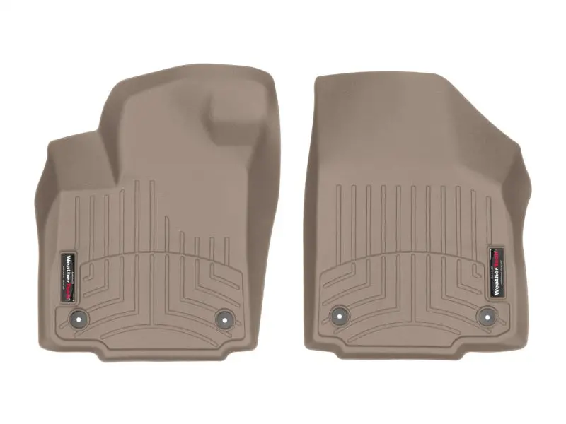 Weathertech Carpeted First-Row Floorliner For 2023 Ford Super Duty Supercab (Console/Bench Layout) – Tan 1