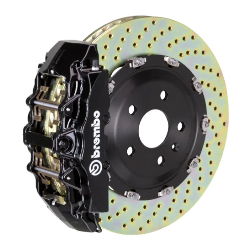 Brembo Gt Big Brake Kit – Front – Drilled & Vented 380×34Mm Two-Piece Rotors With 6-Piston Calipers For 2017–2023 Bmw 530I 1
