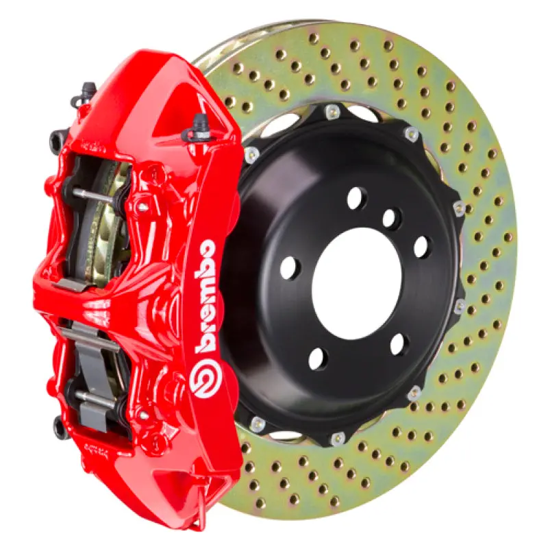 Brembo Gt Big Brake Kit For Bmw Z4 Sdrive (2009–2016) – Front, 6-Piston Calipers, 380×32Mm Drilled 2-Piece Rotors (Red) 1
