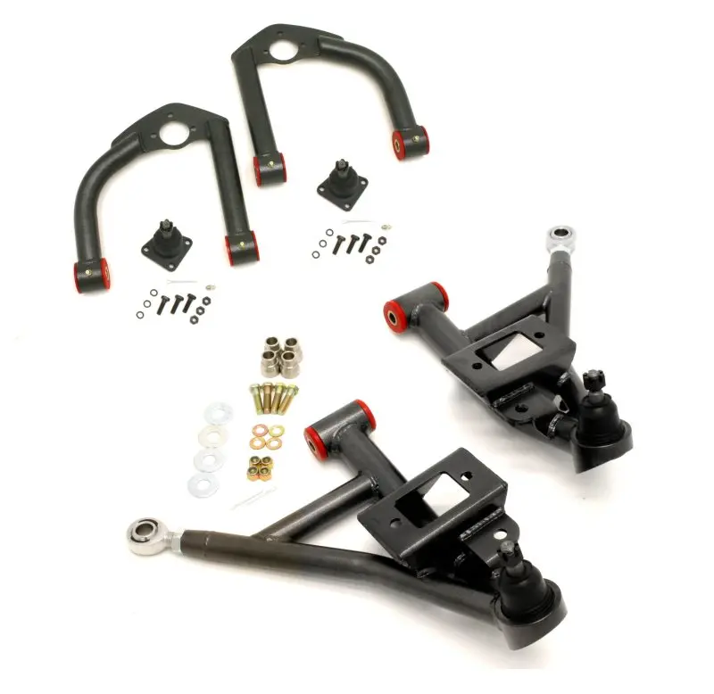 Bmr Upper And Lower A-Arm Kit For 1993–2002 F-Body Vehicles – Black Hammertone Coating 1