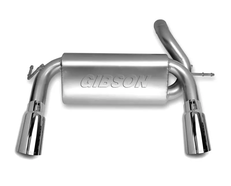 Gibson Aluminized Dual Split Axle-Back Exhaust System For 2007–2017 Jeep Wrangler Jk Rubicon 3.6L 1