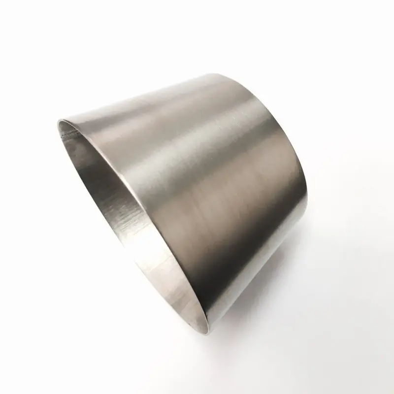 Stainless Bros 304 Stainless Steel Exhaust Reducer – 1-3/16" Overall Length, 2.5" To 3" Transition Cone 1