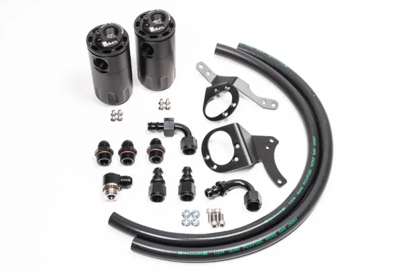 Radium Engineering Dual Catch Can Kit With Fluid Lock Technology For 2015–2017 Mustang Gt 1