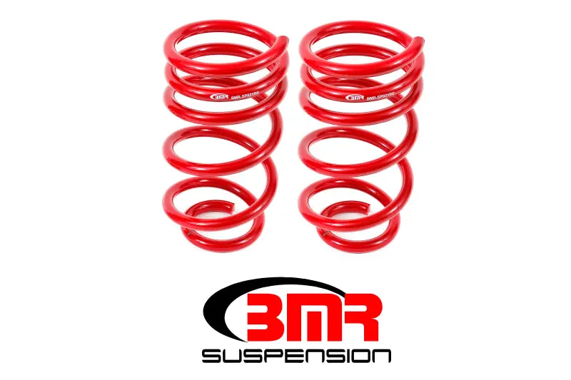 Bmr 10-15 5Th Gen Camaro V8 Rear Lowering Springs - Red 1